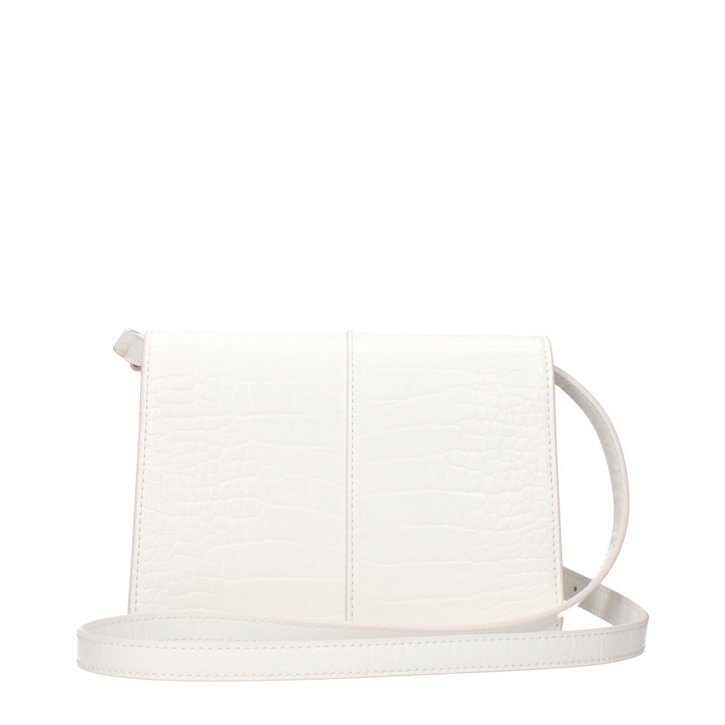 Karl Lagerfeld Polyethylene & Polyurethane Crossbody Handbag - White