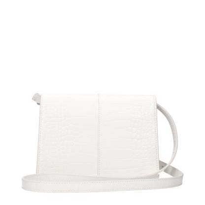 Karl Lagerfeld Polyethylene & Polyurethane Crossbody Handbag - White