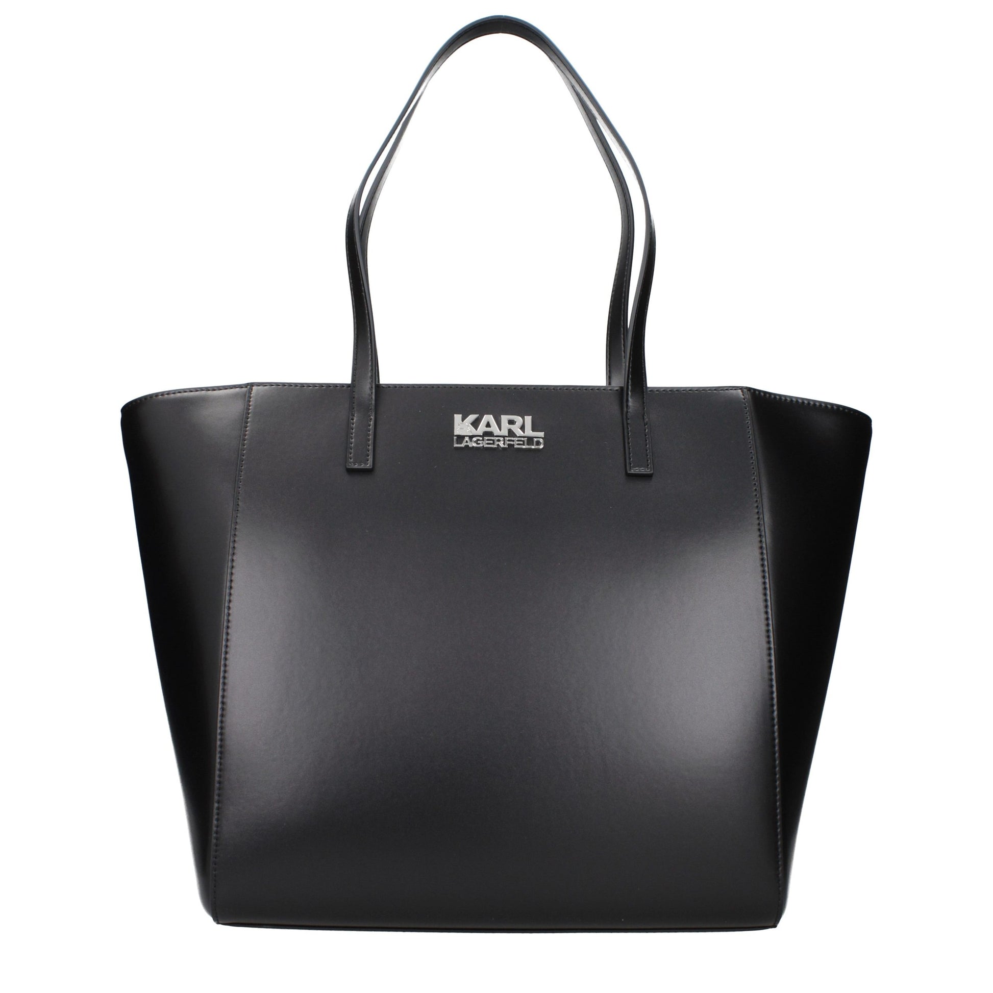 Shoulder Bag by Karl Lagerfeld for women in polyethylene & polyurethane black features an effortlessly chic silhouette with a secure , ample , and versatile shoulder-strap for effortlessly chic everyday luxury.
