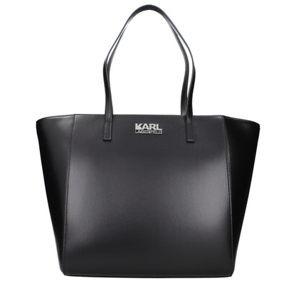 Shoulder Bag by Karl Lagerfeld for women in polyethylene & polyurethane black features an effortlessly chic silhouette with a secure , ample , and versatile shoulder-strap for effortlessly chic everyday luxury.