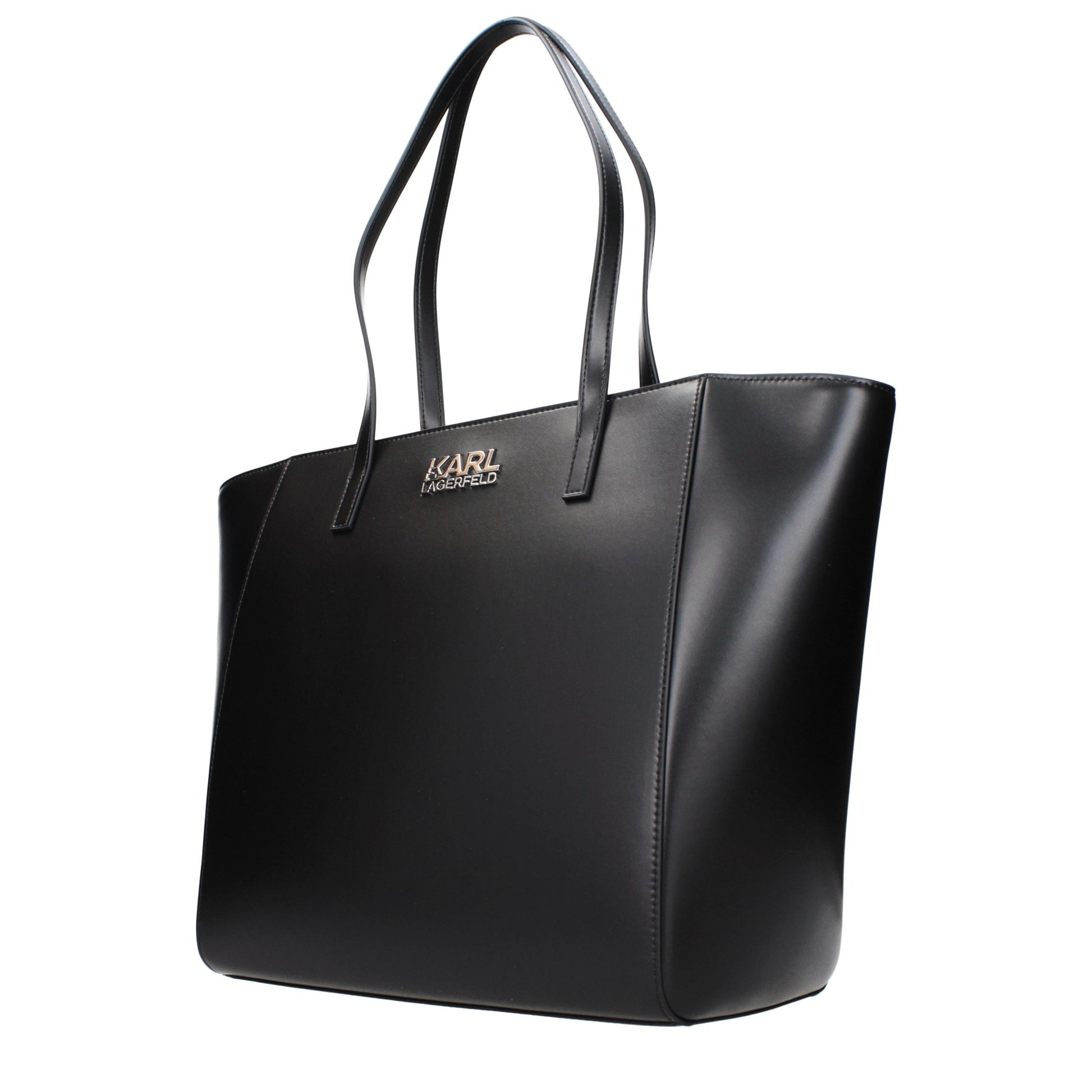 Shoulder Bag by Karl Lagerfeld for women in polyethylene & polyurethane black features a effortless sophistication silhouette, secured by a with ample and versatile shoulder-strap for a effortless sophistication finish.