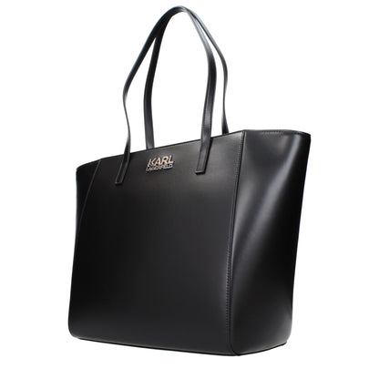 Shoulder Bag by Karl Lagerfeld for women in polyethylene & polyurethane black features a effortless sophistication silhouette, secured by a with ample and versatile shoulder-strap for a effortless sophistication finish.