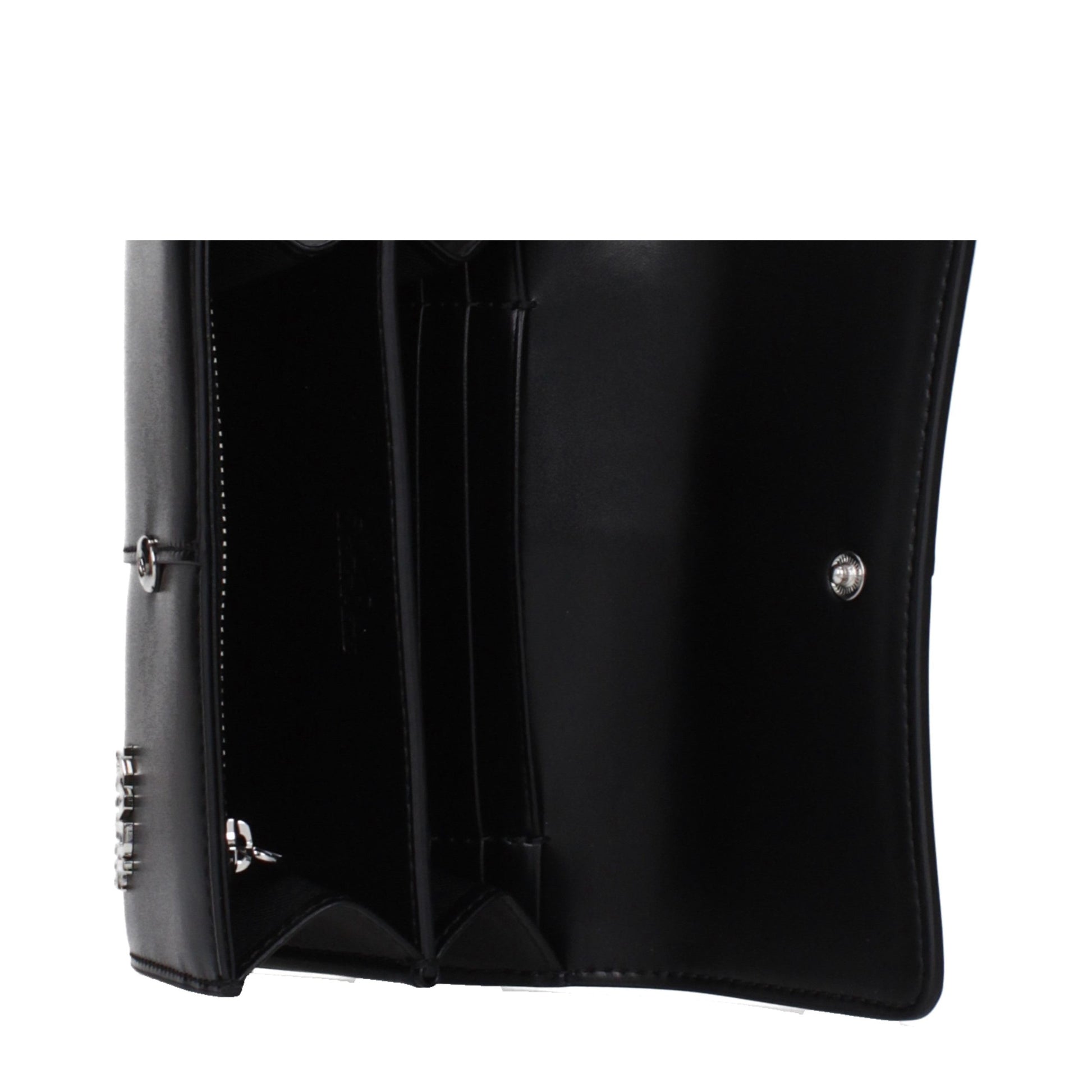 Wallet by Karl Lagerfeld for women in polyethylene & polyurethane black showcases a refined silhouette, artfully detailed with the signature style of the Polyethylene & Polyurethane Wallet and functional .