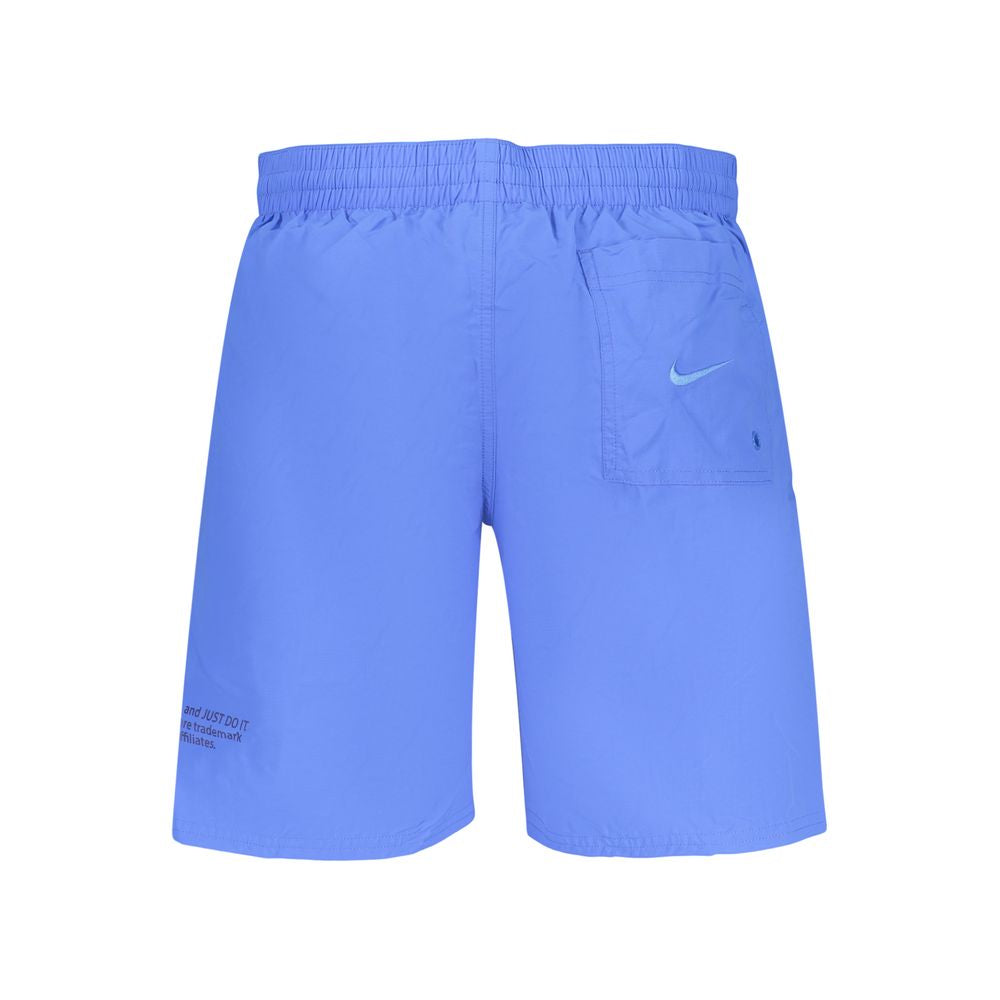 Swim Shorts by Nike for men in polyester blue & print features an glamourous silhouette from the Men's Polyester Swim Shorts collection, highlighting a refined fit and glamourous cut for a premium poolside look.