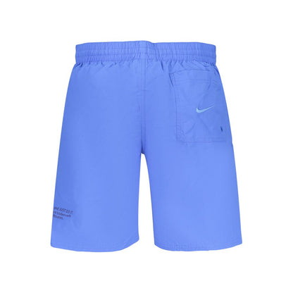 Swim Shorts by Nike for men in polyester blue & print features an glamourous silhouette from the Men's Polyester Swim Shorts collection, highlighting a refined fit and glamourous cut for a premium poolside look.