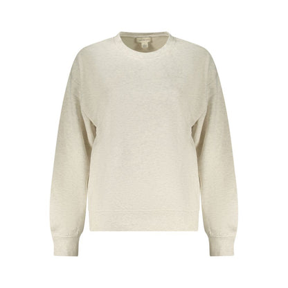 Sweatshirt by Calvin Klein for women in cotton gray features an exquisite silhouette, showcasing and crew neckline details for a exquisite look.