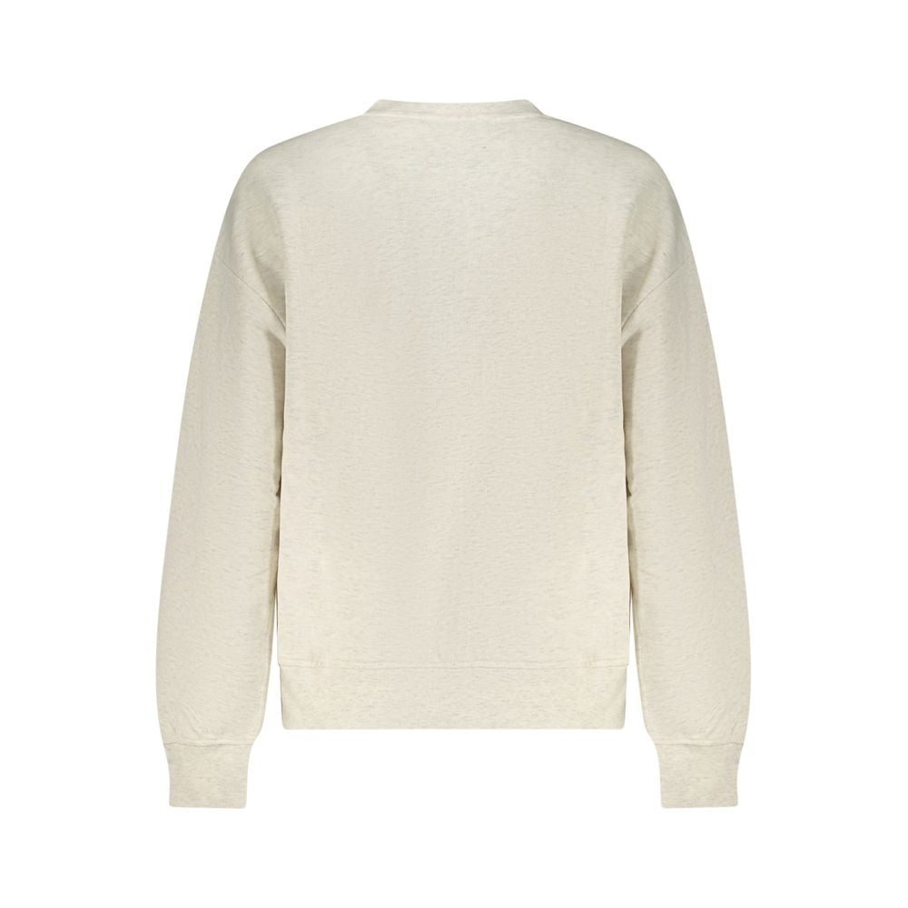 Sweatshirt by Calvin Klein for women in cotton gray features a unrivaled silhouette with a refined and unrivaled detailing for a sophisticated look.