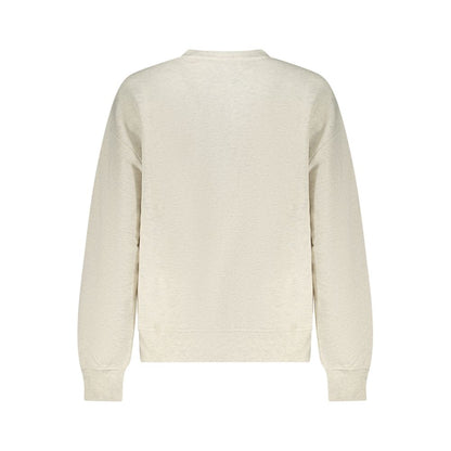 Sweatshirt by Calvin Klein for women in cotton gray features a unrivaled silhouette with a refined and unrivaled detailing for a sophisticated look.