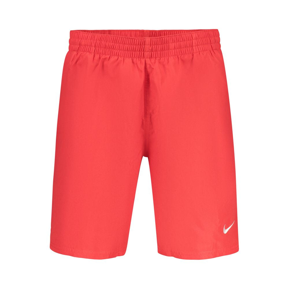 Swim Briefs by Nike for men in polyester red features a refined silhouette, showcasing the refined design of this Men's Polyester Swim Briefs with a refined fit.