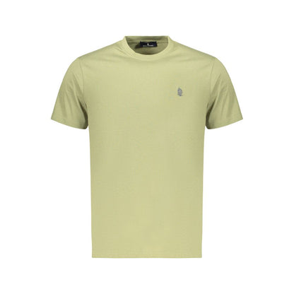 T-Shirt by Marina Yachting for men in cotton green & signature features a plush silhouette, showcasing a sophisticated crew neckline and for a truly plush finish.