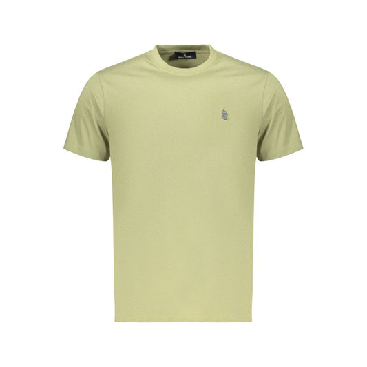 T-Shirt by Marina Yachting for men in cotton green & signature features a plush silhouette, showcasing a sophisticated crew neckline and for a truly plush finish.