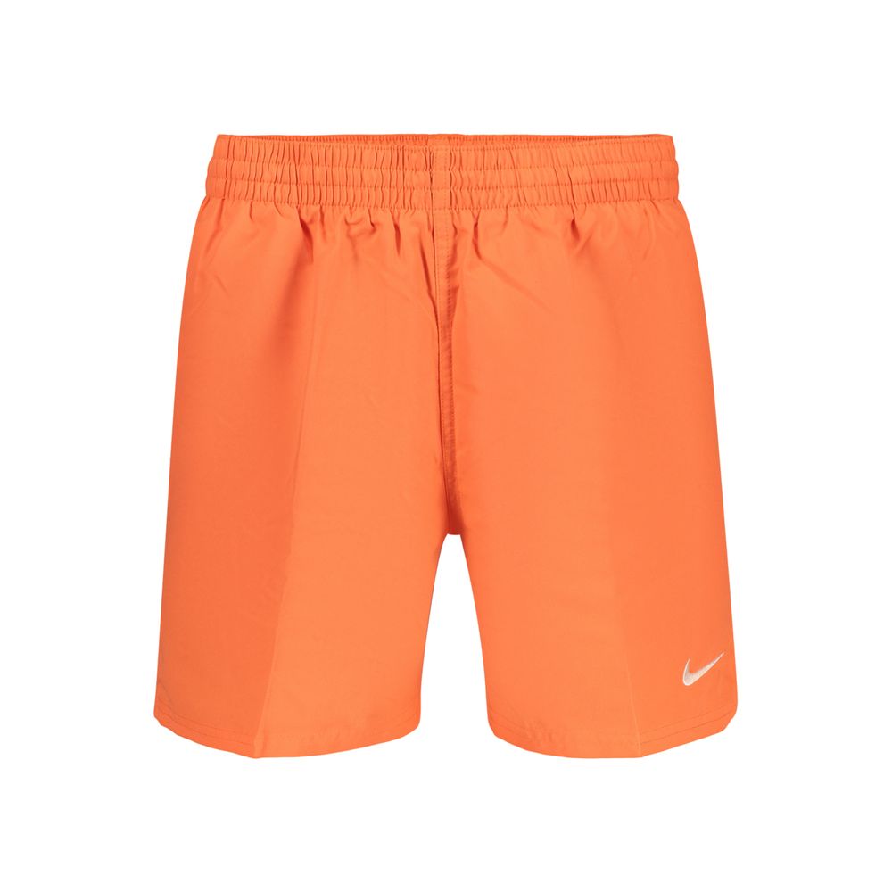 Swim Shorts by Nike for men in polyester orange features an glamourous silhouette from the Men's Polyester Swim Shorts collection, highlighting a refined fit and glamourous cut for a premium poolside look.