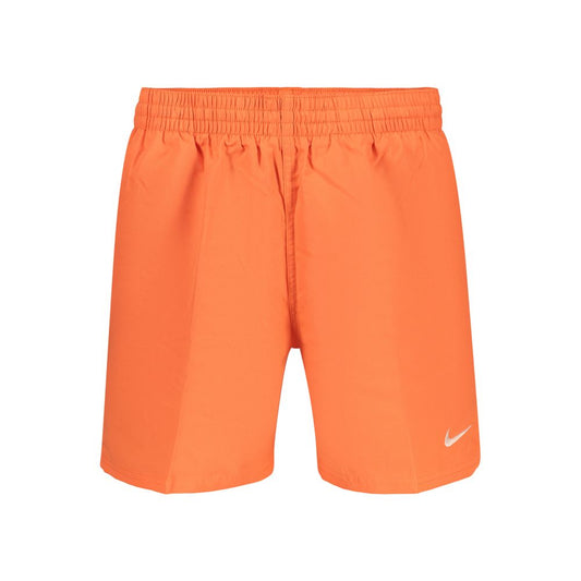 Swim Shorts by Nike for men in polyester orange features an glamourous silhouette from the Men's Polyester Swim Shorts collection, highlighting a refined fit and glamourous cut for a premium poolside look.