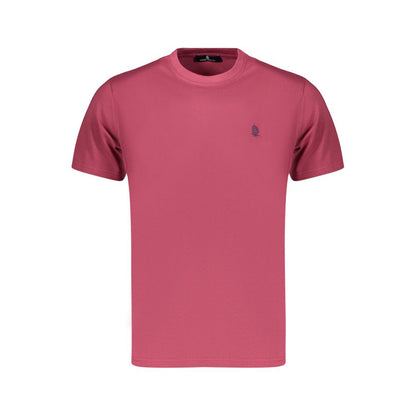 T-Shirt by Marina Yachting for men in cotton red showcases a dramatic silhouette, elegantly detailed with a dramatic crew neckline and for a truly dramatic finish.