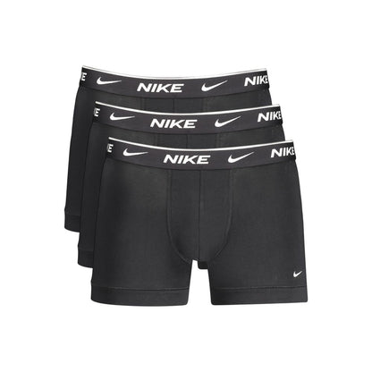 Underwear Boxer Shorts by Nike for men in stretch cotton black & print features an understated silhouette, perfectly capturing the understated essence of the Men's Stretch Cotton Underwear Boxer Shorts design.