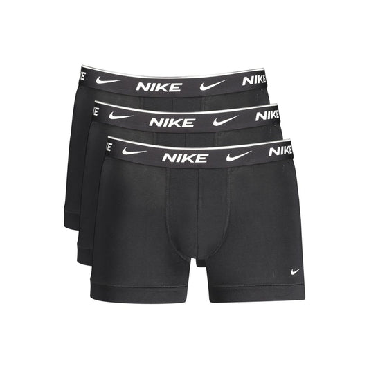 Underwear Boxer Shorts by Nike for men in stretch cotton black & print features an understated silhouette, perfectly capturing the understated essence of the Men's Stretch Cotton Underwear Boxer Shorts design.