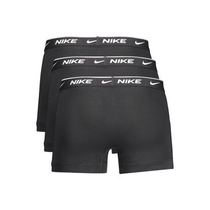 Underwear Boxer Shorts by Nike for men in stretch cotton black & print features an ethereal silhouette, showcasing the premium craftsmanship and ethereal style of the signature Men's Stretch Cotton Underwear Boxer Shorts collection.