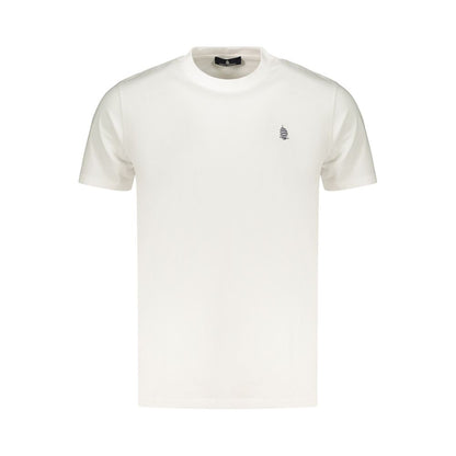 T-Shirt by Marina Yachting for men in cotton white showcases a chic silhouette, artfully detailed with a chic crew neckline and for a chic finish.