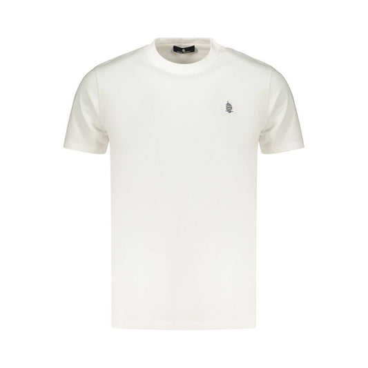 T-Shirt by Marina Yachting for men in cotton white showcases a chic silhouette, artfully detailed with a chic crew neckline and for a chic finish.
