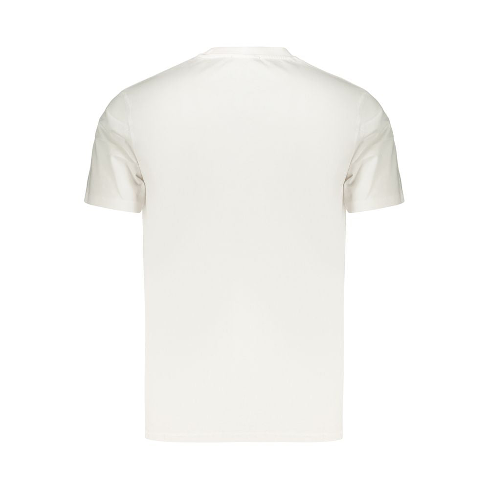 T-Shirt by Marina Yachting for men in cotton white showcases a dramatic silhouette, elegantly detailed with a dramatic crew neckline and for a truly dramatic finish.