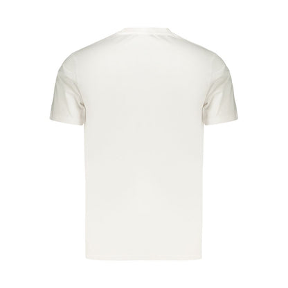 T-Shirt by Marina Yachting for men in cotton white showcases a dramatic silhouette, elegantly detailed with a dramatic crew neckline and for a truly dramatic finish.