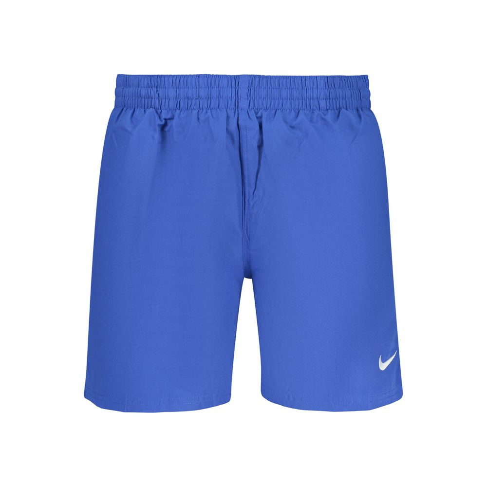 Swim Shorts by Nike for men in polyester blue features a resort ready silhouette, perfectly capturing the resort ready aesthetic of Men's Polyester Swim Shorts with a resort ready finish.