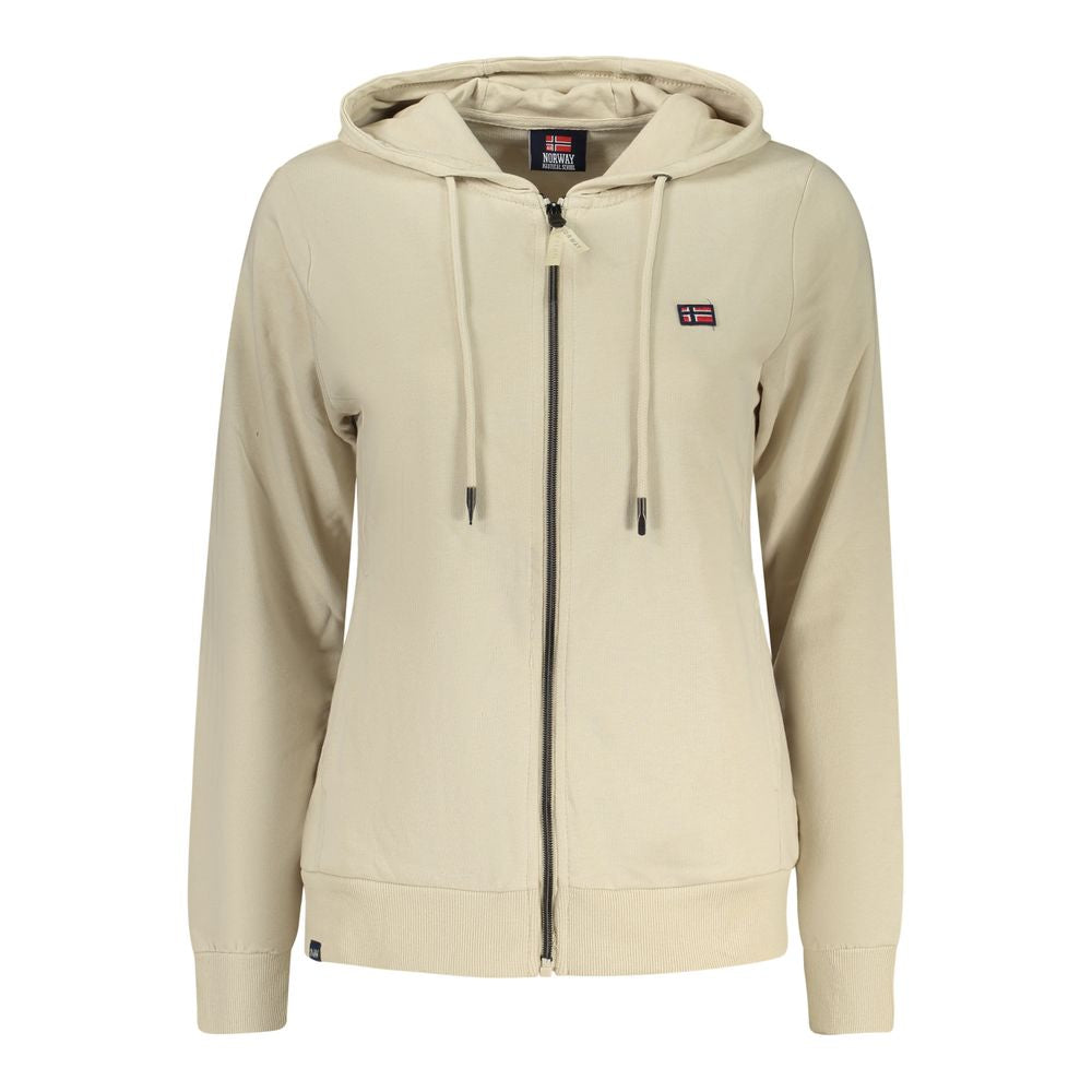 Hooded Sweatshirt Hoodie by Norway 1963 for women in cotton beige features a edgy silhouette, detailed with a edgy hooded neckline and for a refined finish.