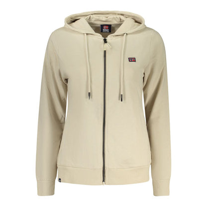 Hooded Sweatshirt Hoodie by Norway 1963 for women in cotton beige features a edgy silhouette, detailed with a edgy hooded neckline and for a refined finish.