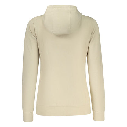 Hooded Sweatshirt Hoodie by Norway 1963 for women in cotton beige features an luminous silhouette, showcasing a sophisticated hooded neckline and for a truly luminous look.