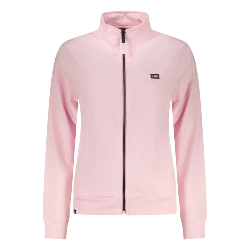 Sweatshirt by Norway 1963 for women in cotton pink features an enviable silhouette, showcasing a premium and refined for a truly enviable finish.