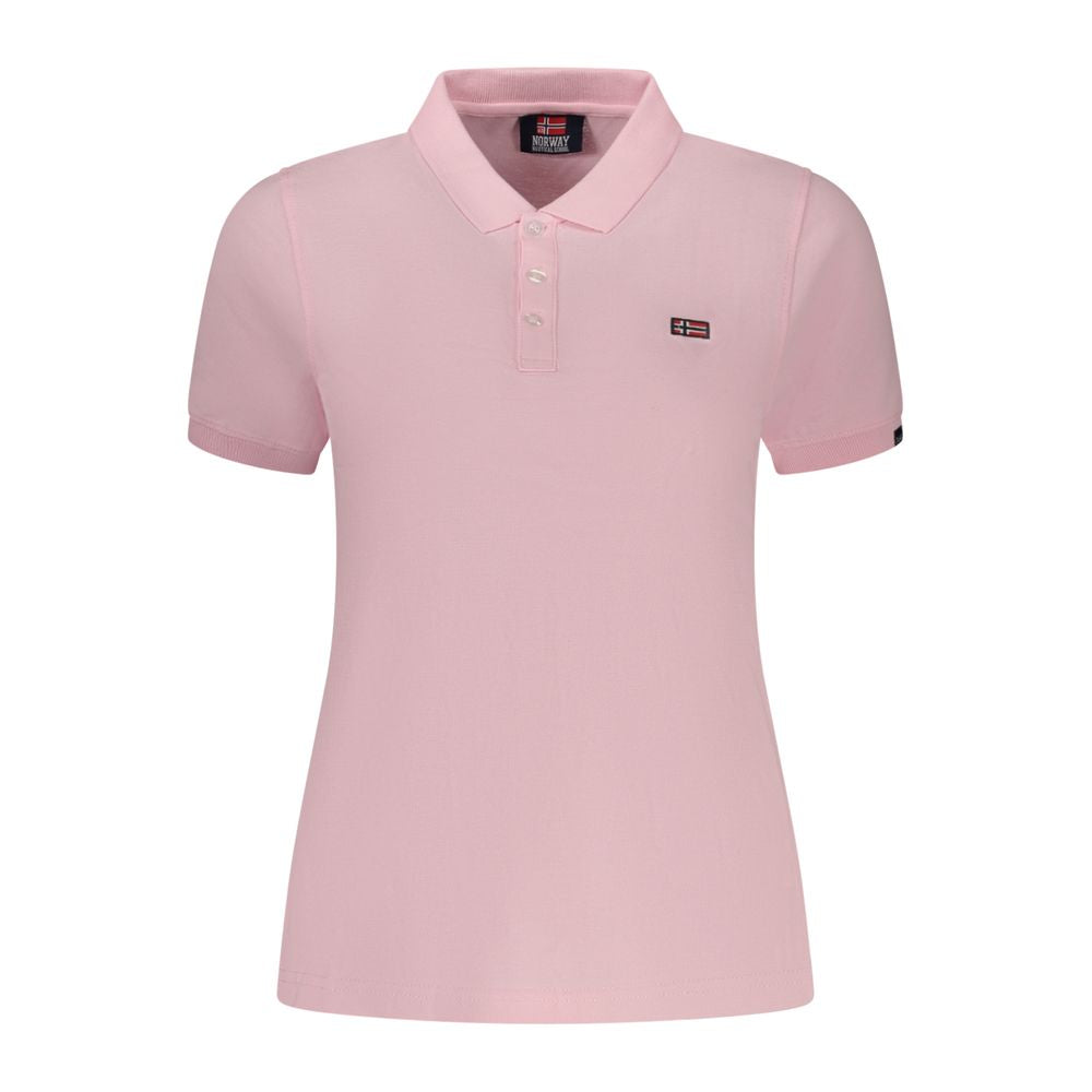 This Polo Shirt by Norway 1963 for women in cotton pink presents a flawless silhouette, showcasing flawless detailing and a refined for a truly flawless aesthetic.
