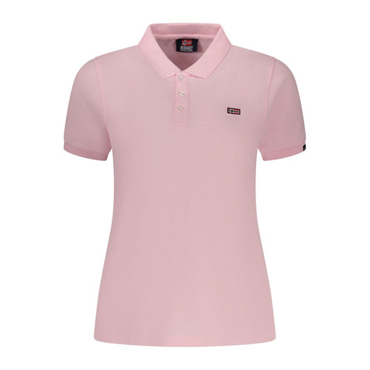 This Polo Shirt by Norway 1963 for women in cotton pink presents a flawless silhouette, showcasing flawless detailing and a refined for a truly flawless aesthetic.