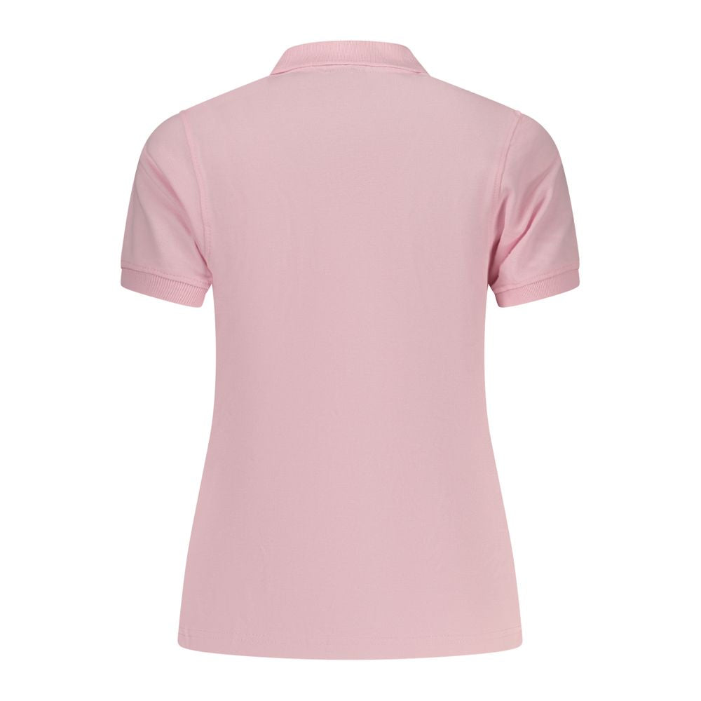 Polo Shirt by Norway 1963 for women in cotton pink presents a sleek silhouette, featuring a refined and for a sleek finish.