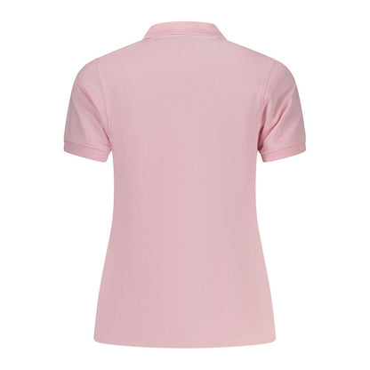 Polo Shirt by Norway 1963 for women in cotton pink presents a sleek silhouette, featuring a refined and for a sleek finish.