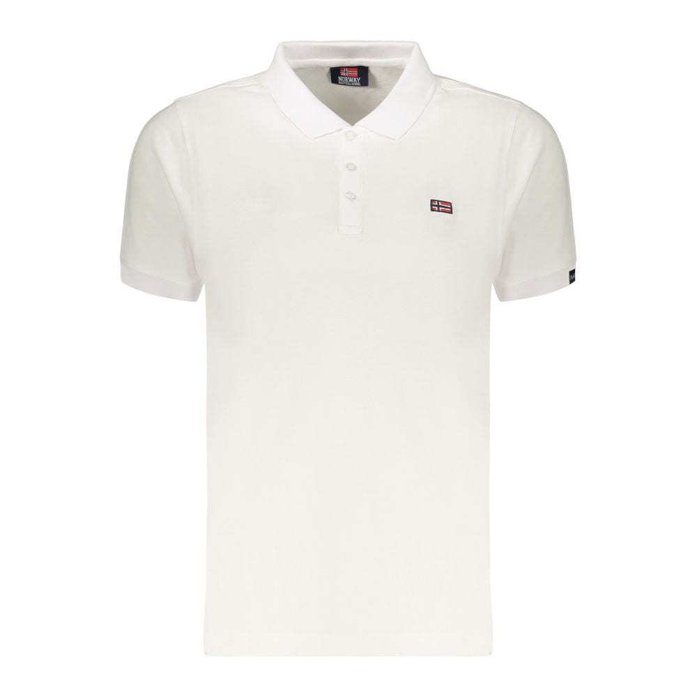 Polo Shirt by Norway 1963 for women in cotton white presents a sleek silhouette, featuring a refined and for a sleek finish.