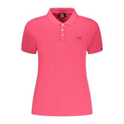 Norway 1963 Women's Cotton Polo Shirt - Pink