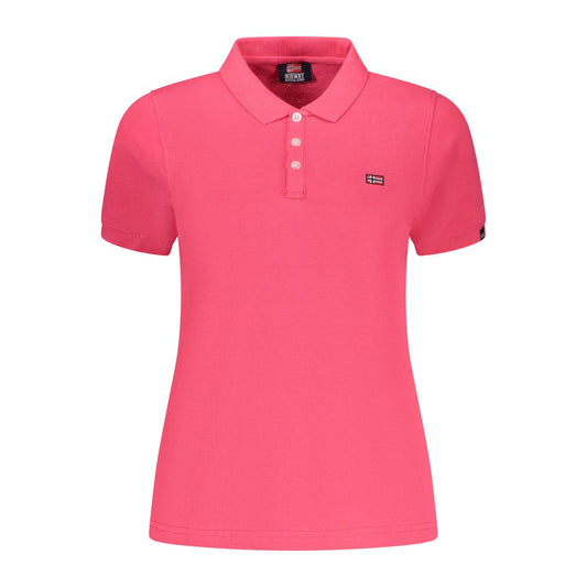 Norway 1963 Women's Cotton Polo Shirt - Pink