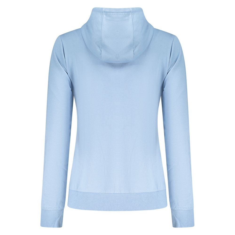 Hooded Sweatshirt Hoodie by Norway 1963 for women in cotton blue features an dramatic silhouette, showcasing a sophisticated hooded neckline and dramatic for a refined, modern aesthetic.