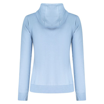 Hooded Sweatshirt Hoodie by Norway 1963 for women in cotton blue features an dramatic silhouette, showcasing a sophisticated hooded neckline and dramatic for a refined, modern aesthetic.