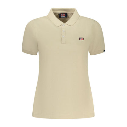 Polo Shirt by Norway 1963 for women in cotton beige showcases a enviable silhouette, featuring a refined and for a enviable finish.