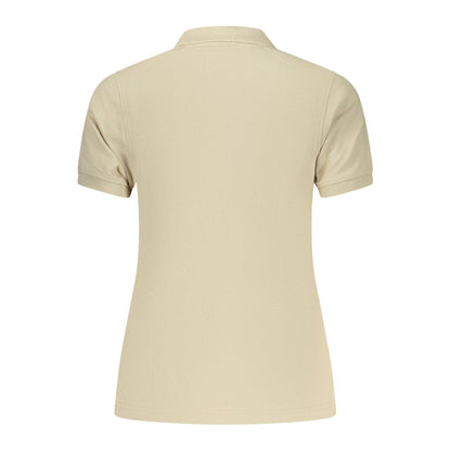 Polo Shirt by Norway 1963 for women in cotton beige features a eye catching silhouette, showcasing a refined and for a eye catching finish.