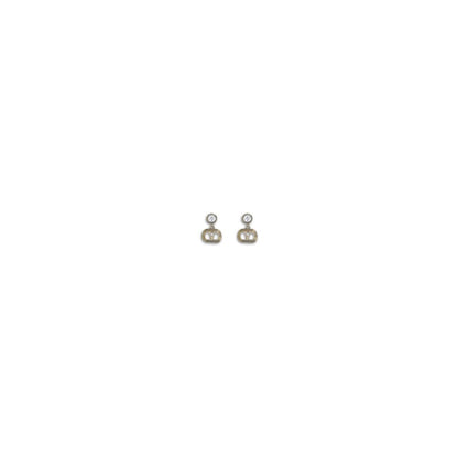 Earrings by Valentino Garavani for women in bos taurus calf leather bicolour presents a exquisite silhouette, showcasing a exquisite from the Women's Brass Earrings collection for a truly exquisite finish.