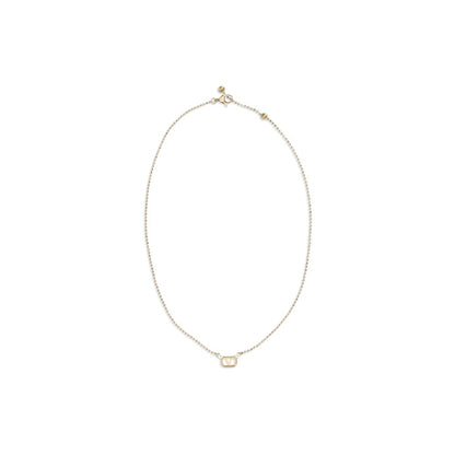 Necklace by Valentino Garavani for women in bos taurus calf leather bicolour presents a artisanal silhouette, artfully highlighting the and artisanal Women's Brass Necklace aesthetic for a sophisticated finish.