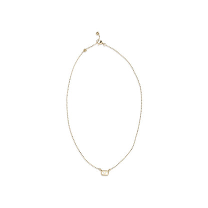 Necklace by Valentino Garavani for women in bos taurus calf leather and bicolour showcases a radiant silhouette, artfully capturing the elegance of Women's Brass Necklace through its intricate .
