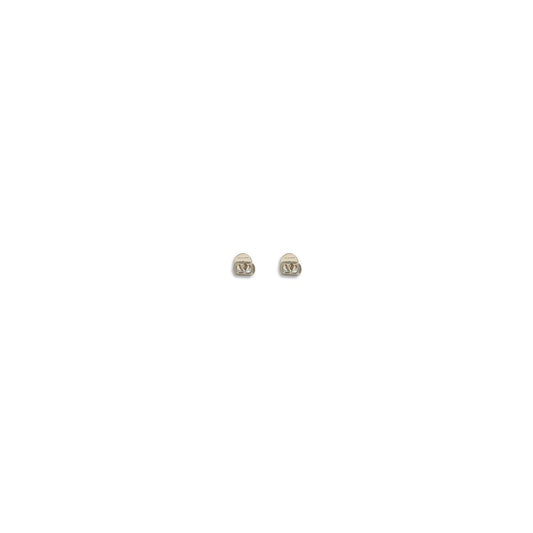 Earrings by Valentino Garavani for women in bos taurus calf leather gold features an ornate from the Women's Gold Brass Earrings collection, showcasing a ornate finish that embodies sophisticated luxury.