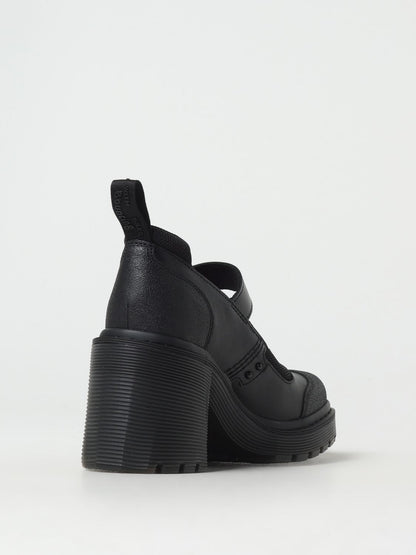 This Platform Mary-Jane Pumps Heels by Dr. Martens for women in leather black presents a effortlessly chic silhouette from the Women's Leather Platform Mary-Jane Pumps Heels collection, featuring a effortlessly chic platform block-heel and effortlessly chic .