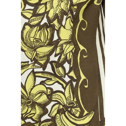 Skirt by Alemais for women in hemp multicolor features a captivating silhouette, showcasing the captivating Women's Wrap Hemp Short Mini Skirt design with a sophisticated short mini for a captivating look.