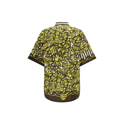 Shirt by Alemais for women in hemp multicolor showcases a sublime silhouette, artfully detailed with a sublime and for a sophisticated, sublime finish.