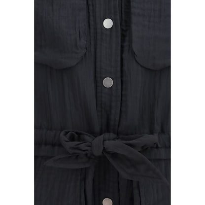This One-Piece by Isabel Marant Étoile for women in polyamide viscose & cotton black & toile presents a on trend silhouette, elegantly finished with and a on trend .