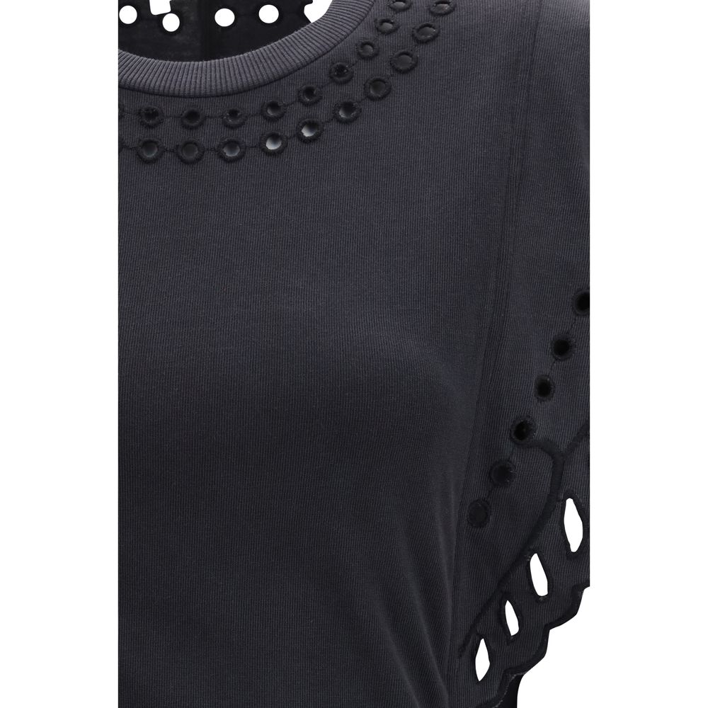 Dress by Isabel Marant Étoile for women in organic cotton black, patterned & toile features an cute silhouette, detailed with a and that elegantly flows into a cute short.